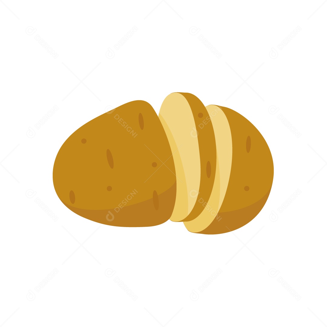 Batatinha Ilustração Vetor EPS