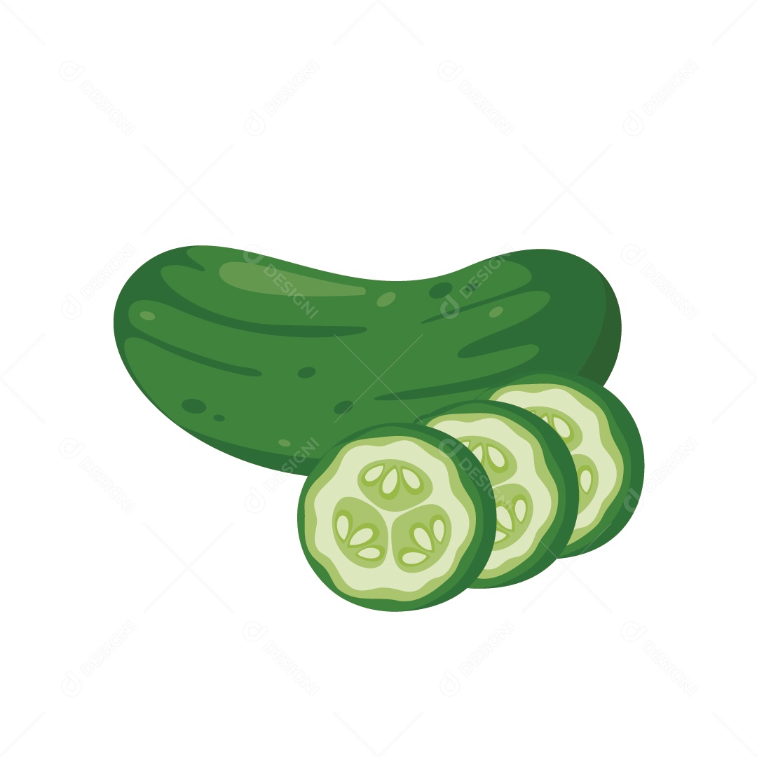 Pepino Ilustração Vetor EPS