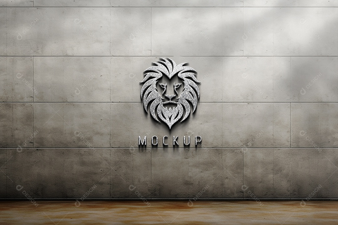 Modelo de Logo de Empresa Mockup PSD Editável