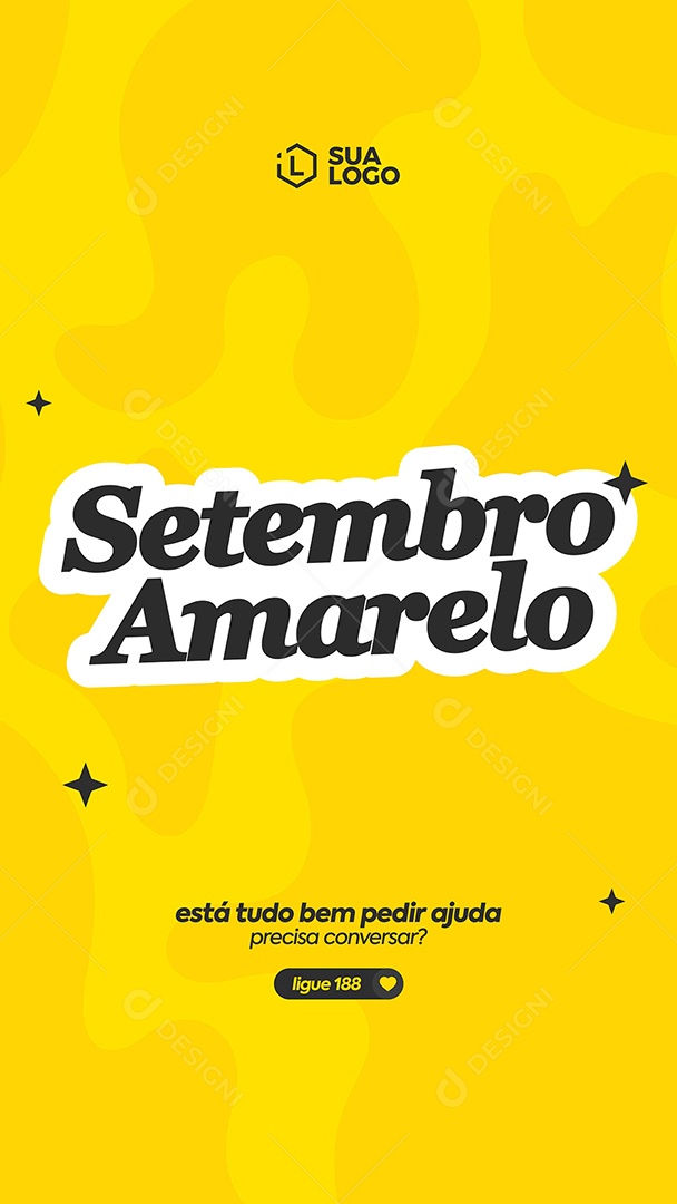 Social Media Story Yellow September Is All Right Editable PSD