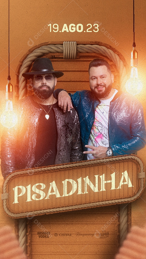 Story Flyer Pisadinha Social Media PSD Editável