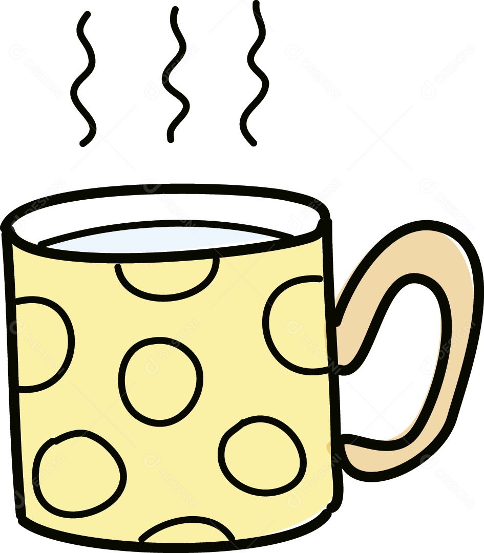 Xicara Ilustração Vetor EPS