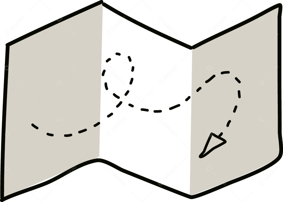 Mapa Ilustração Vetor EPS