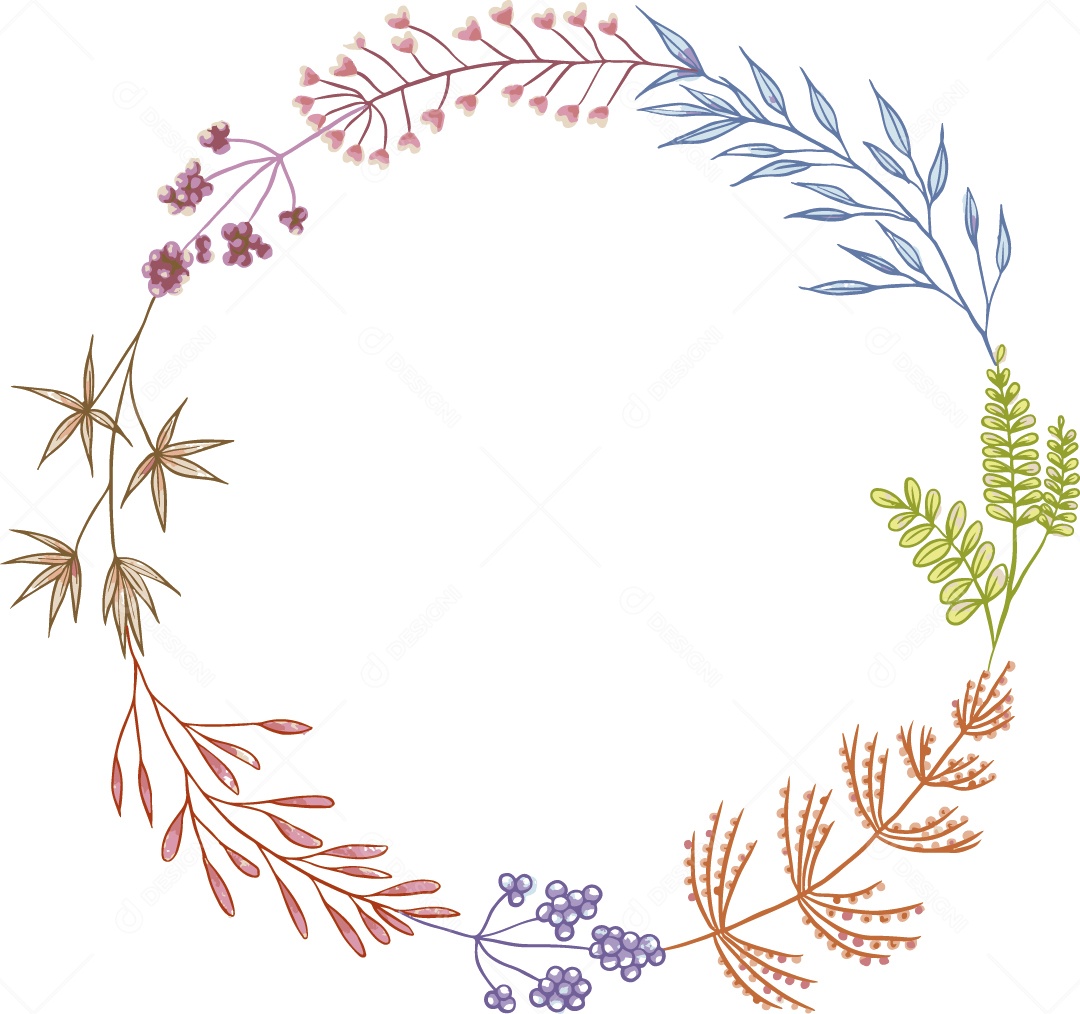 Flores Ilustração Vetor EPS