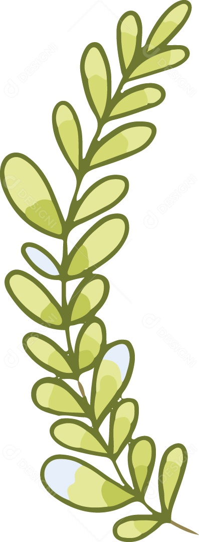 Folhas Ilustração Vetor EPS