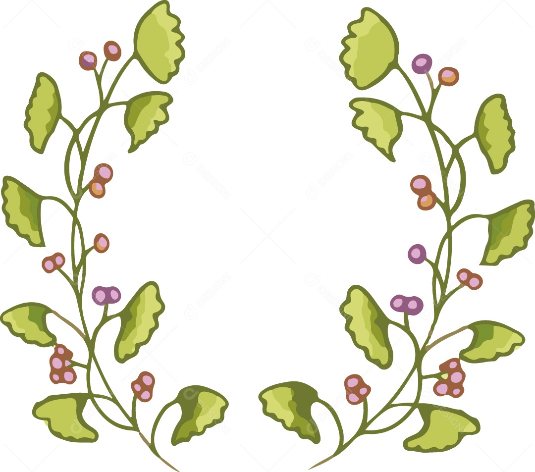 Folhas Ilustração Vetor EPS