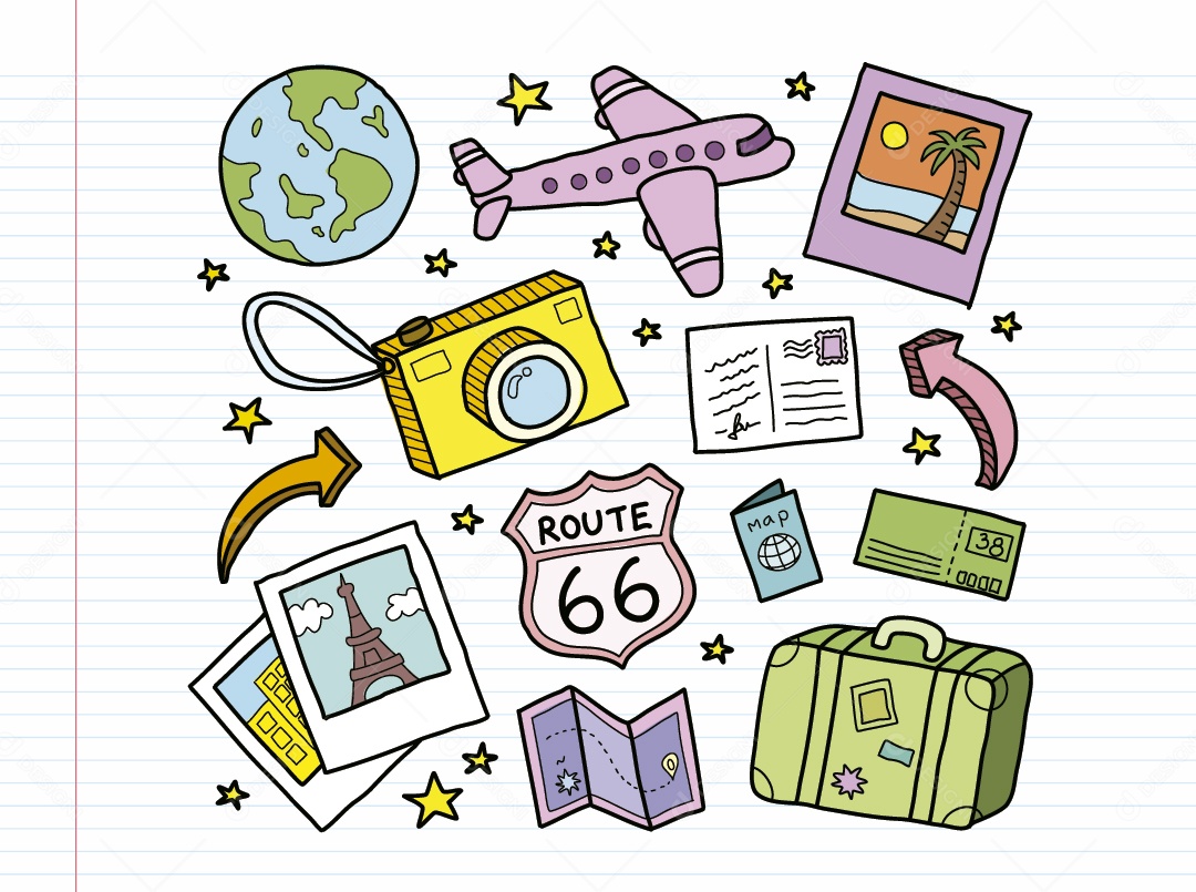 Ilustrações de Turismo Vetor EPS