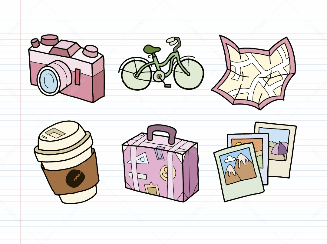 Ilustrações de Turismo Vetor EPS