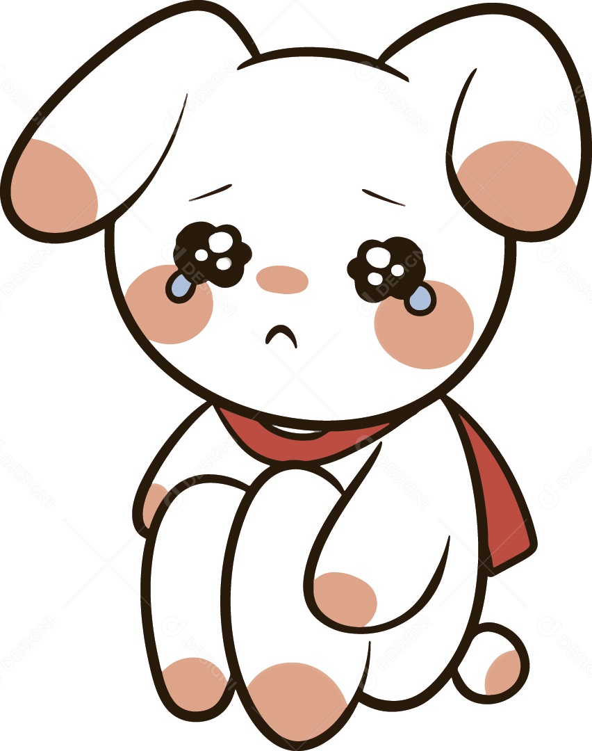 Coelho Personagem Ilustração Vetor EPS