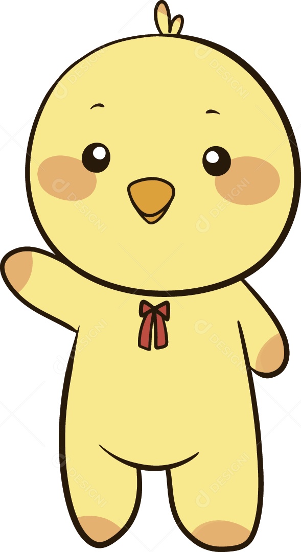 Frango Personagem Vetor EPS