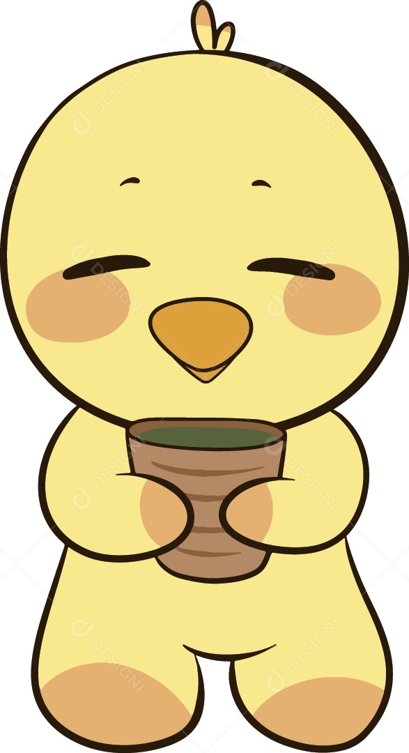 Frango Personagem Vetor EPS