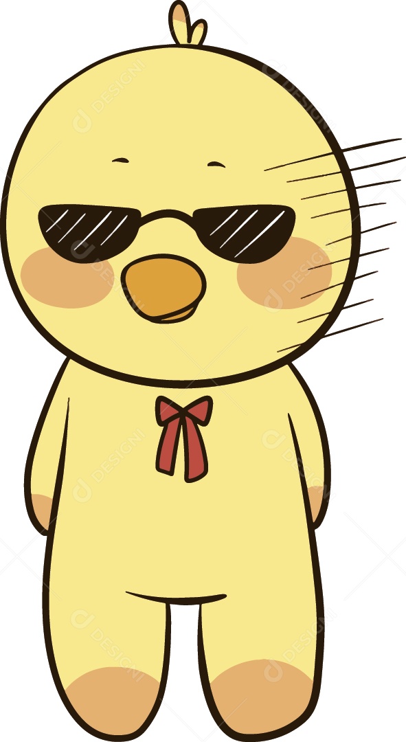 Frango Personagem Vetor EPS