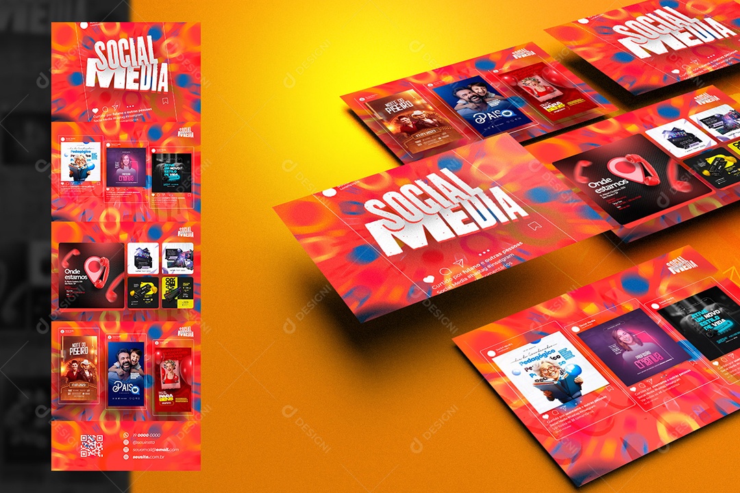 Apresentação Comercial Behance PSD Editável