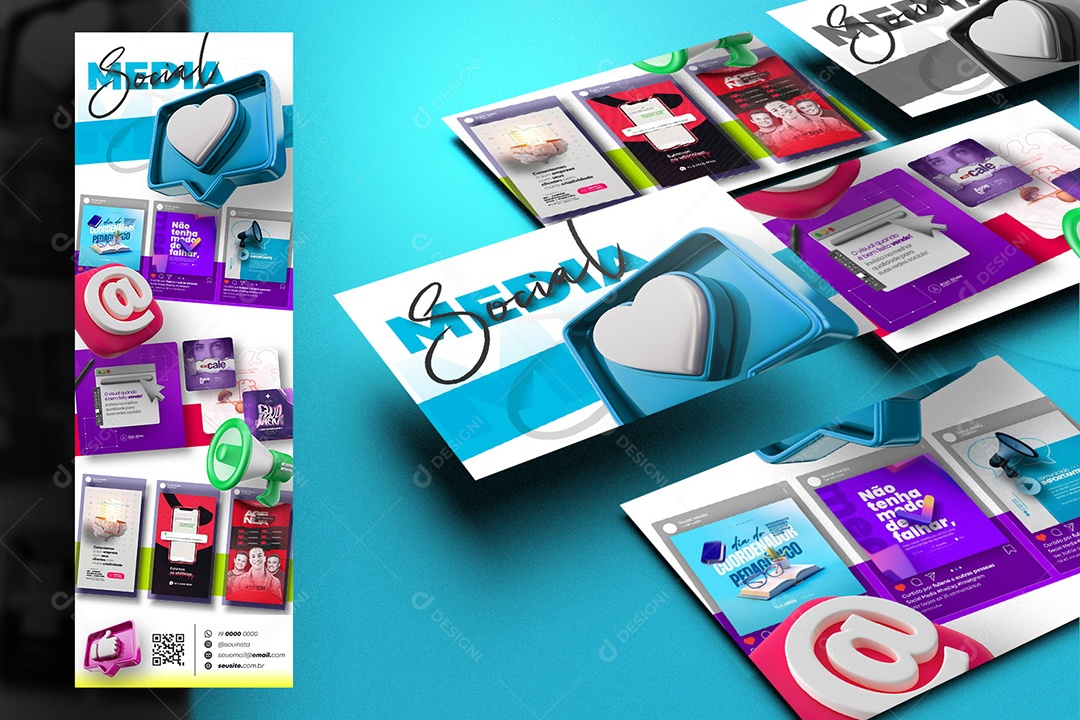 Apresentação Comercial Behance PSD Editável