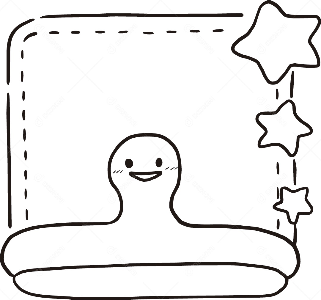 Desenho de Quadro Animado Vetor EPS