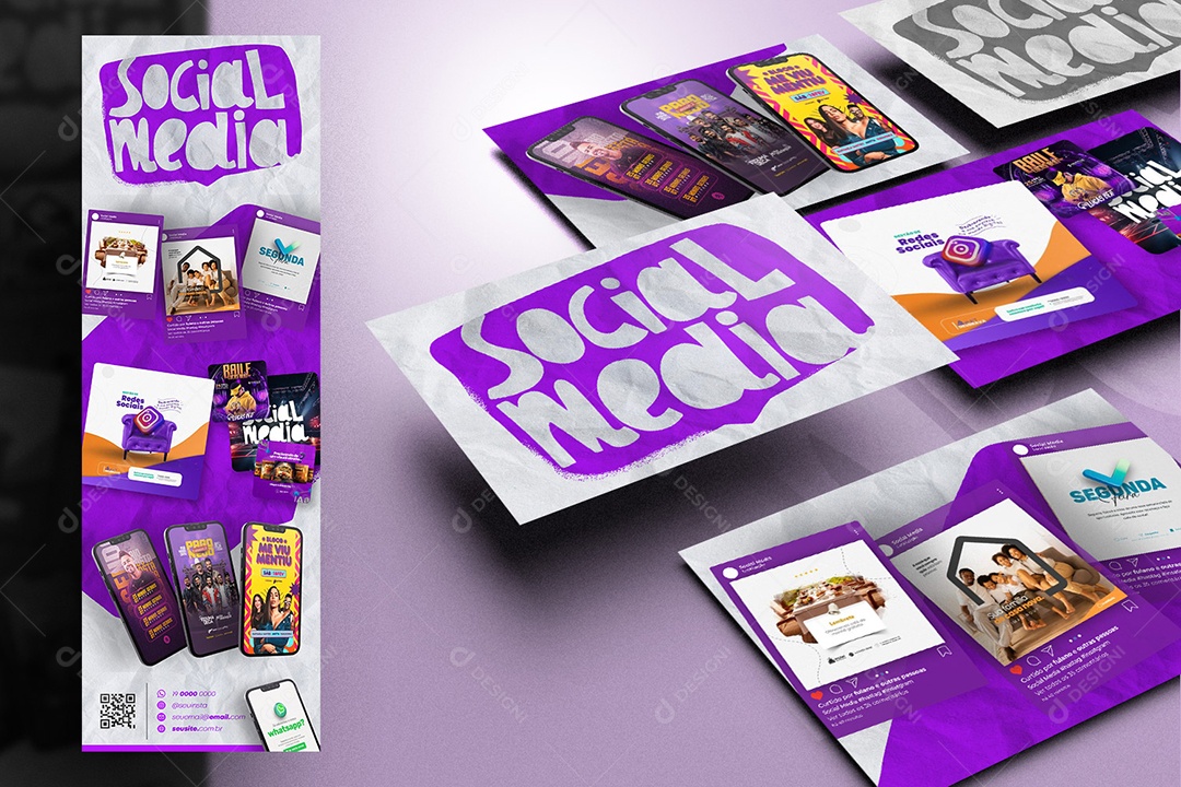 Apresentação Comercial Behance PSD Editável