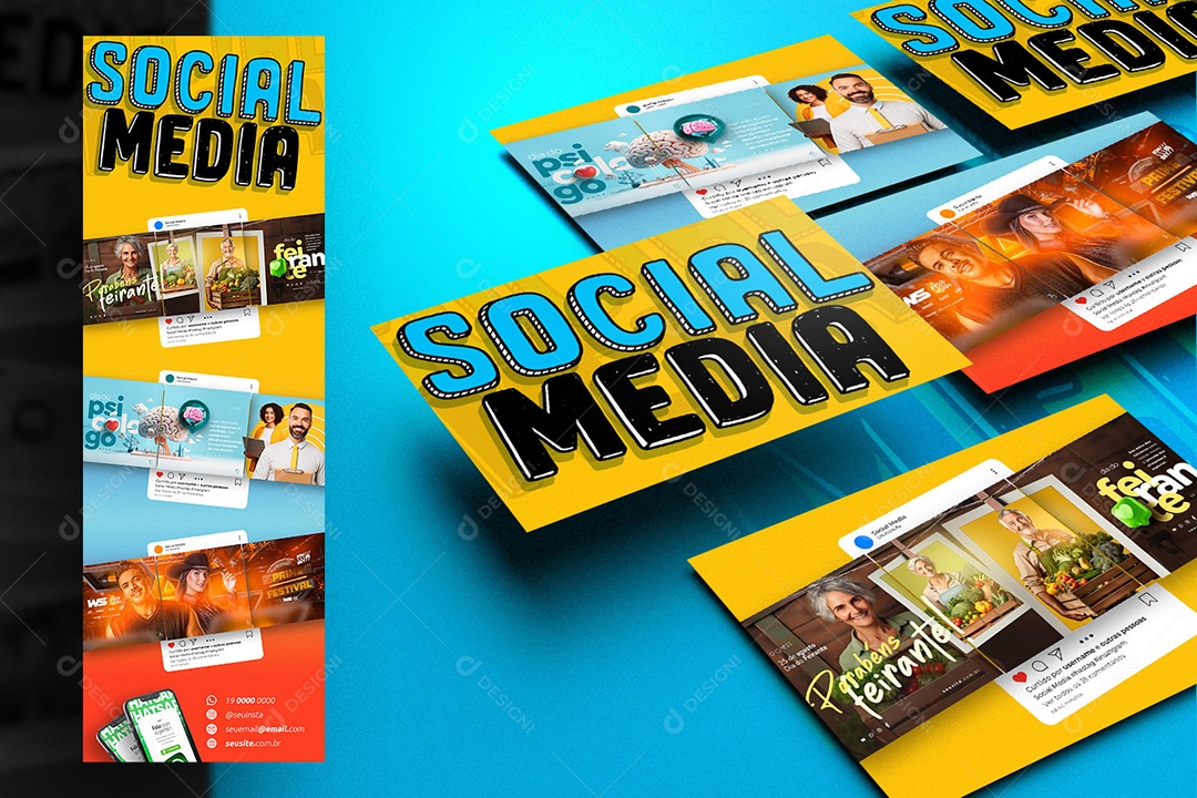 Apresentação Comercial Behance PSD Editável