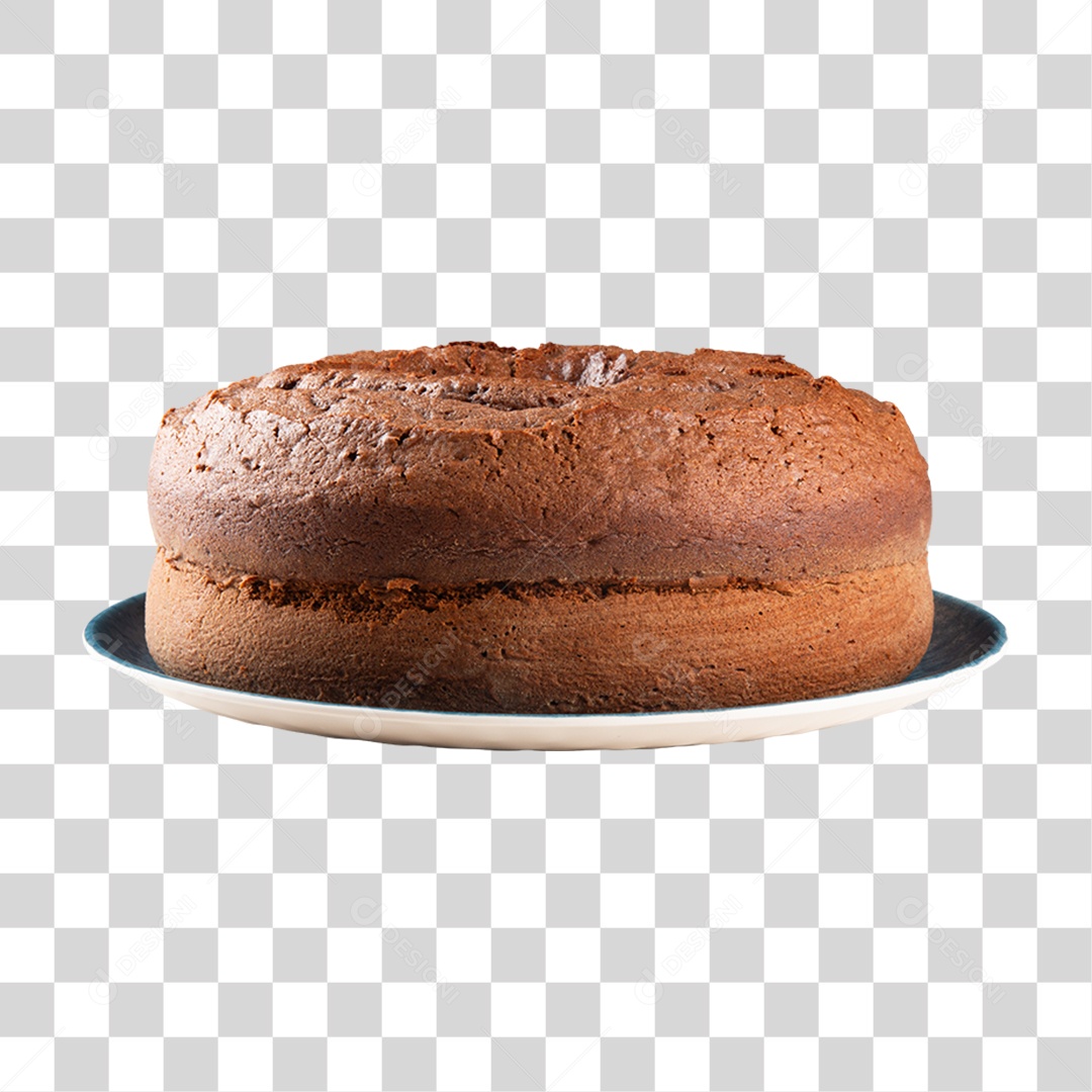 Bolo de Chocolate PNG Transparente