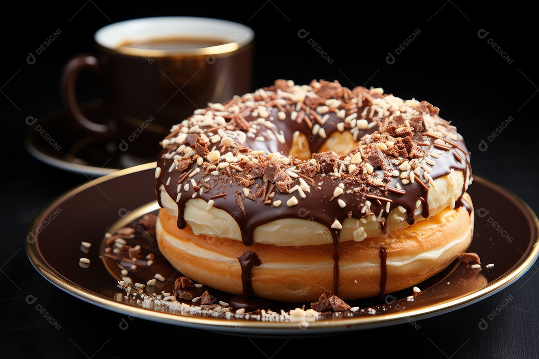 Delicioso donuts saborosos