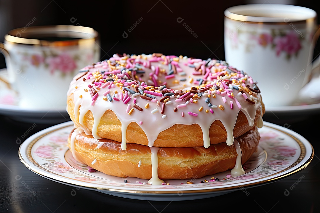 Delicioso donuts saborosos