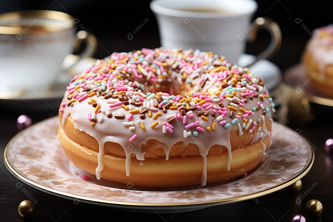 Delicioso donuts saborosos