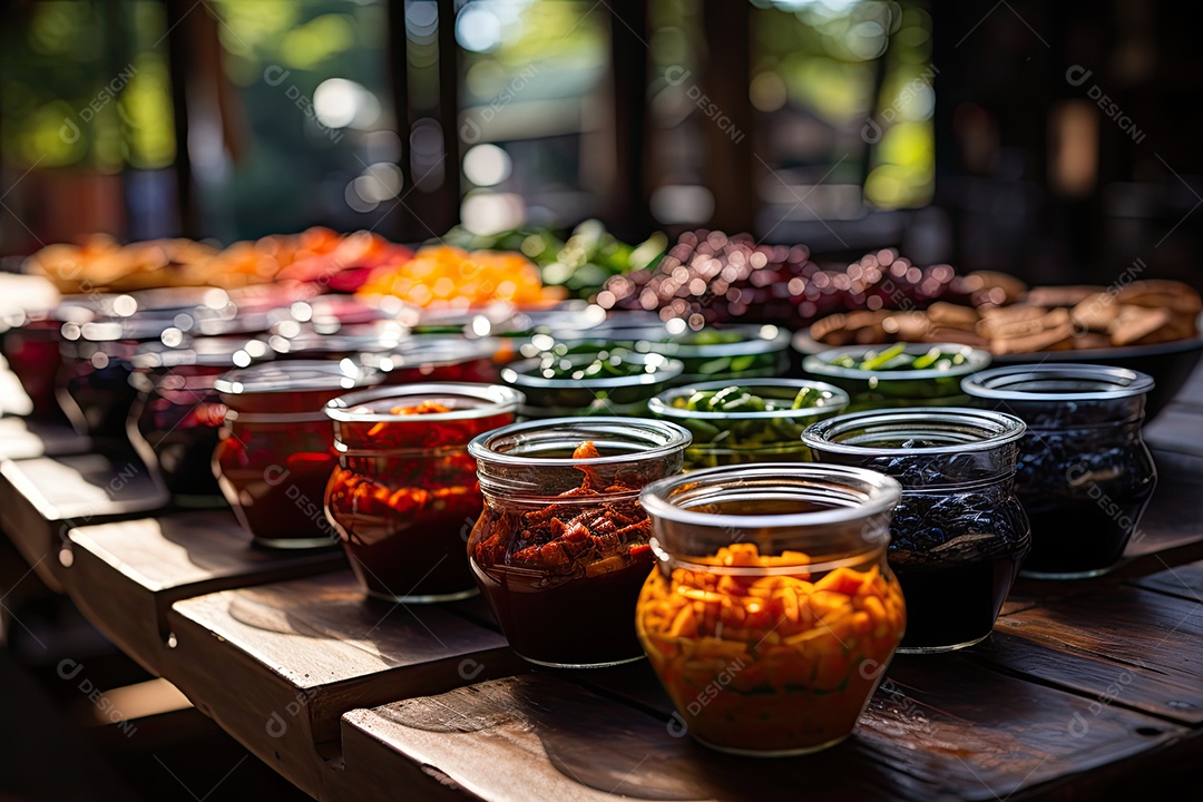 Feira vibrante revela riqueza da comida brasileira acarajés, açaí, feijoada, cocadas e mais.