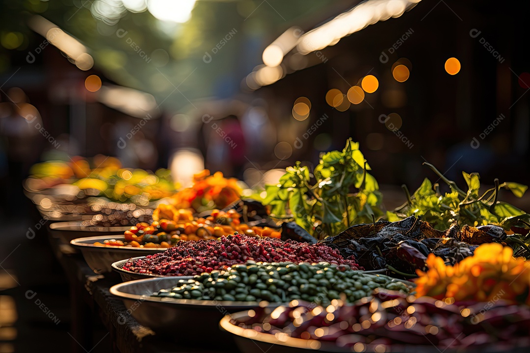 Feira vibrante exibe rica variedade da comida brasileira. (2)