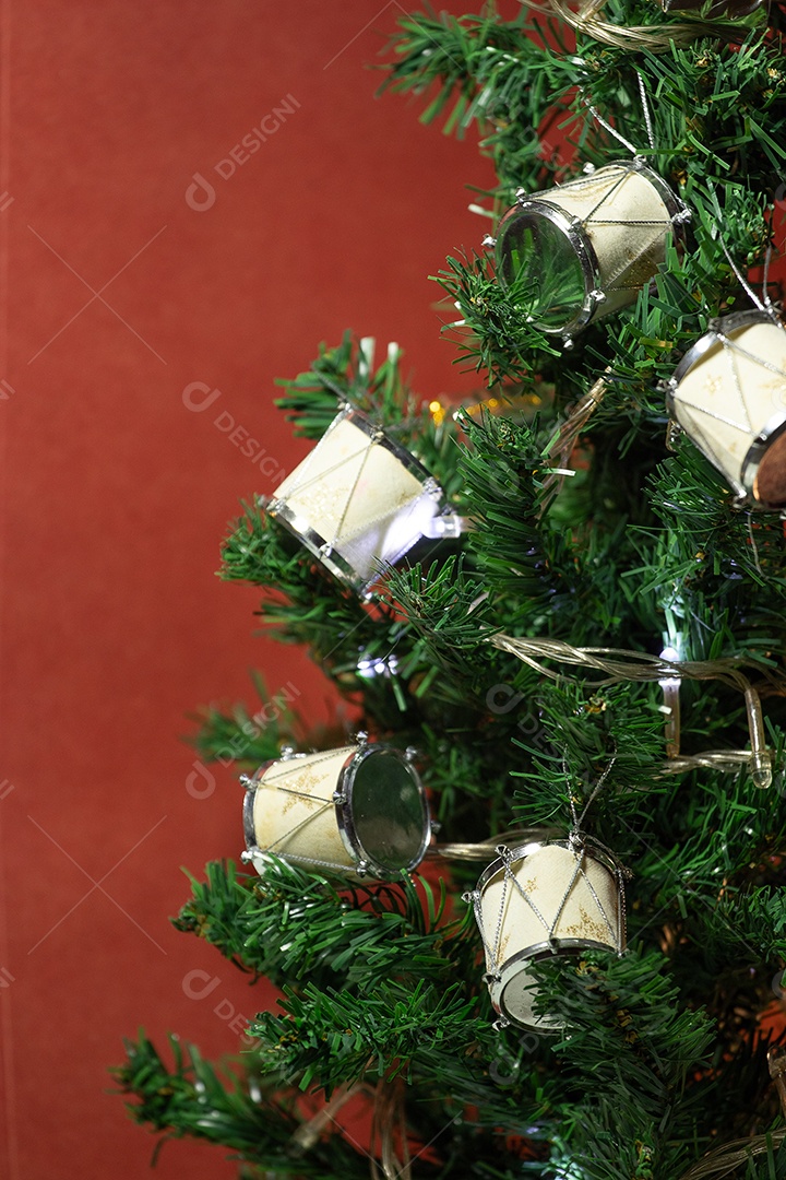 Nicely decorated Christmas tree