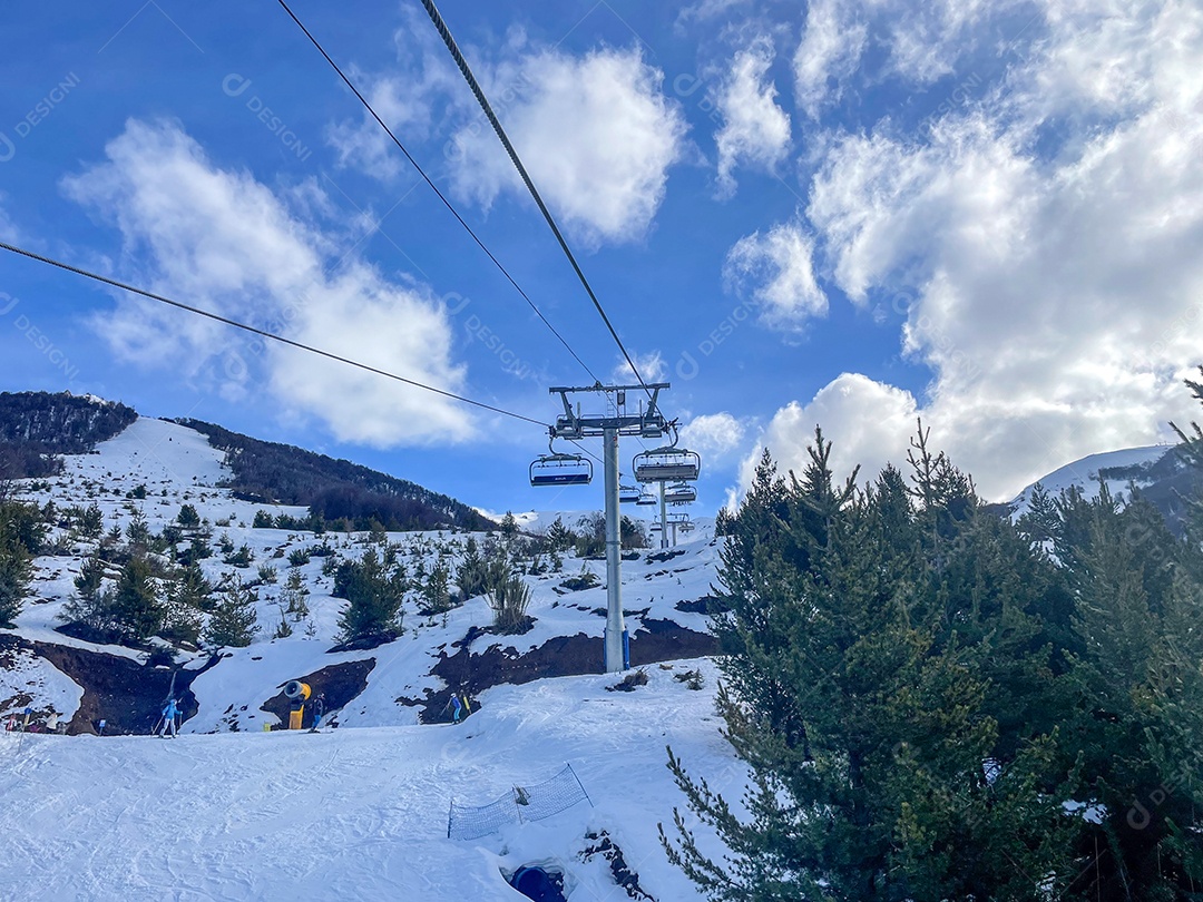 Linda paisagem turistas.