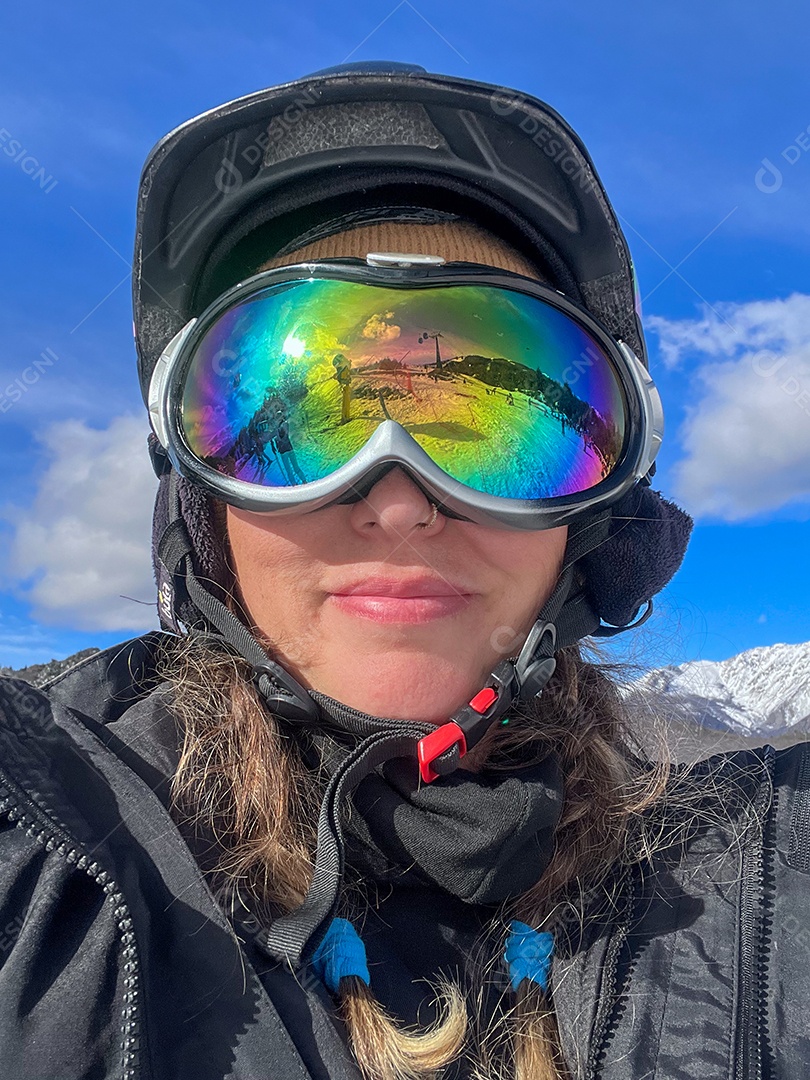 Linda paisagem turistas.