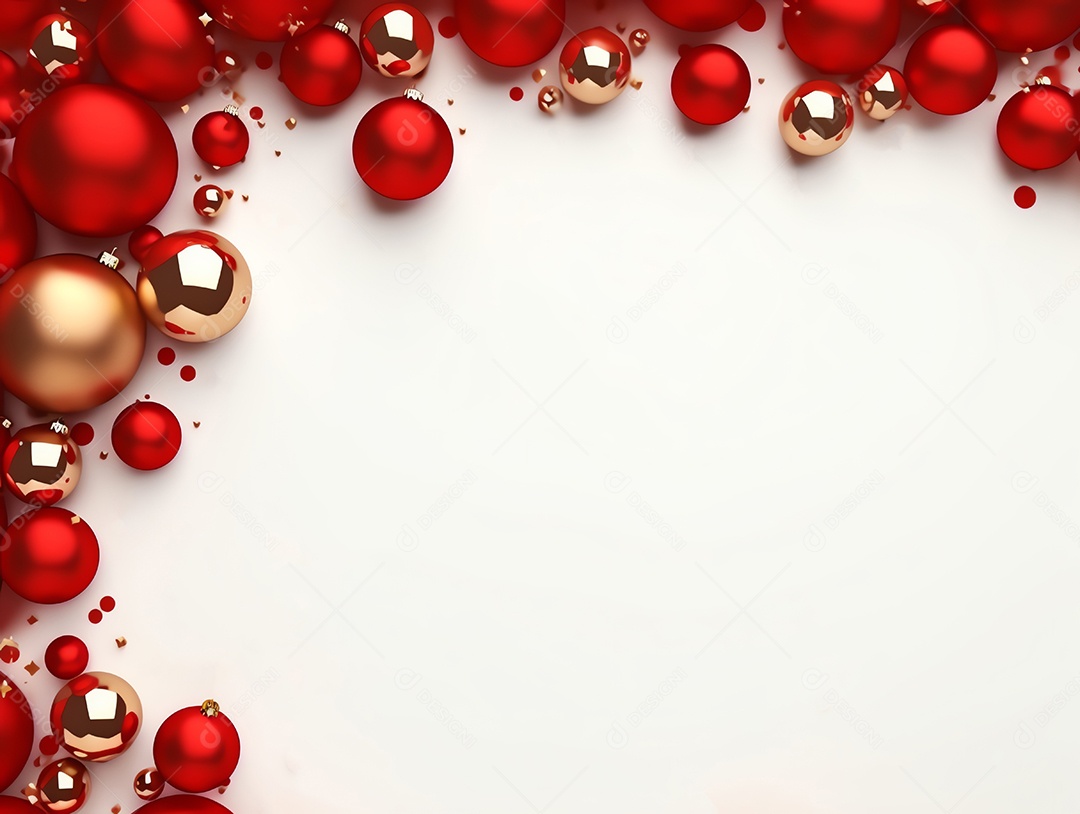 Enfeites de Natal e fundo estrela com espaço de cópia, feliz natal e feliz ano novo conceito