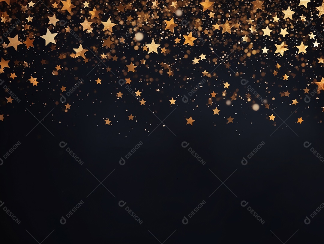 Enfeites de Natal e fundo estrela com espaço de cópia, feliz natal e feliz ano novo conceito
