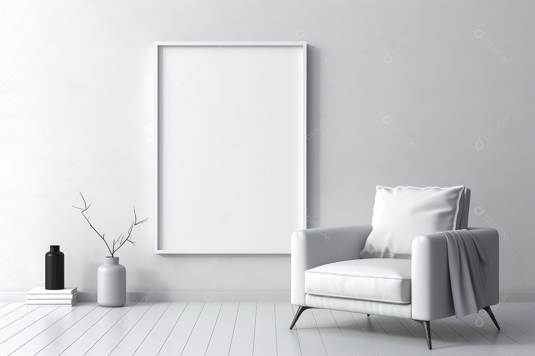 Quadro sobre um cômodo de uma casa.