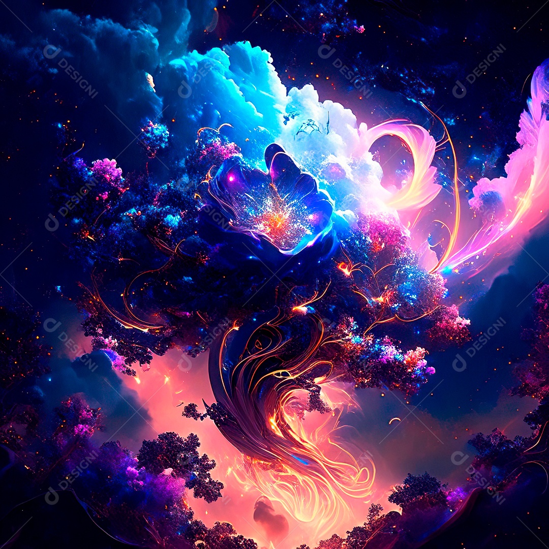 Renderização com traçado de raio e pintura digital