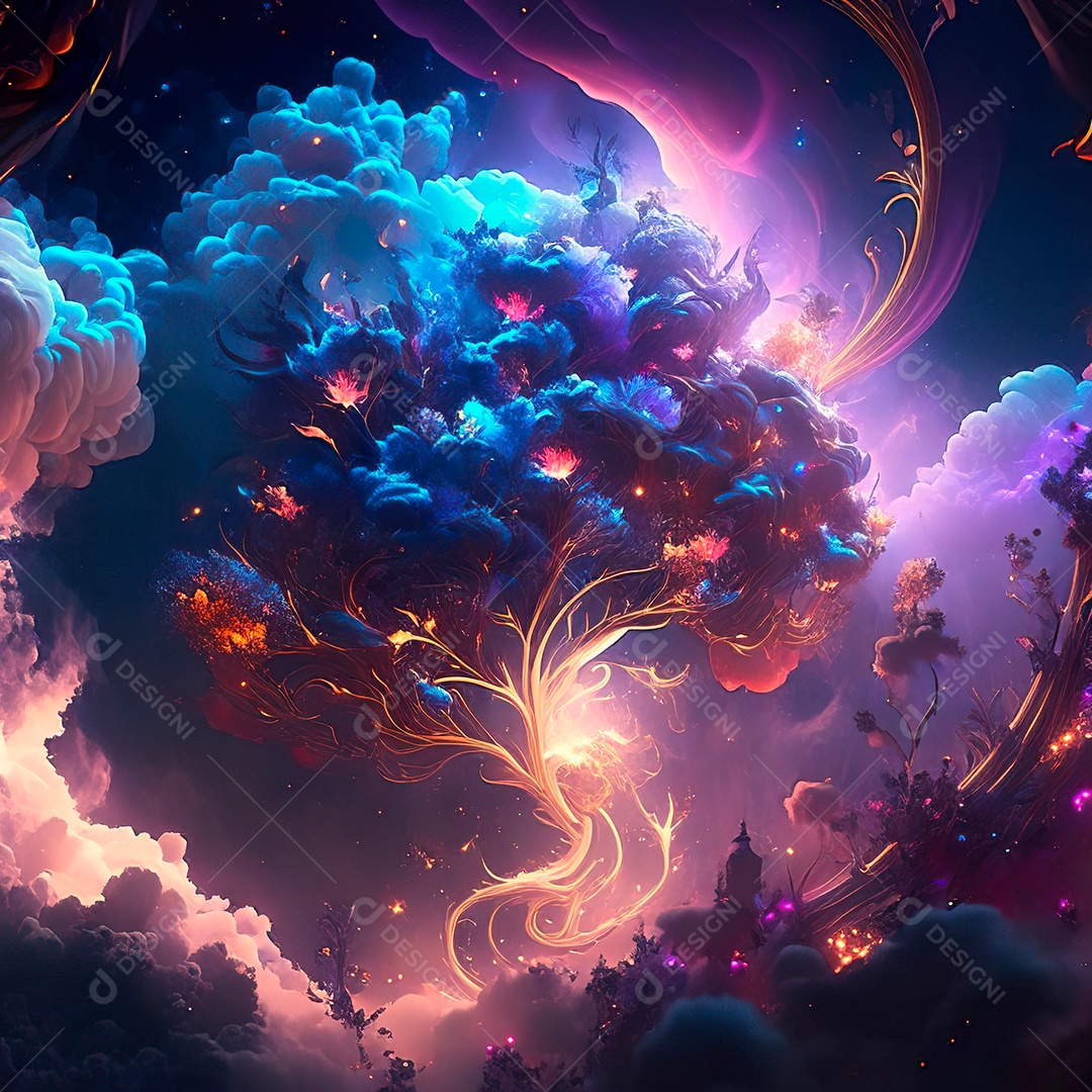 Renderização com traçado de raio e pintura digital