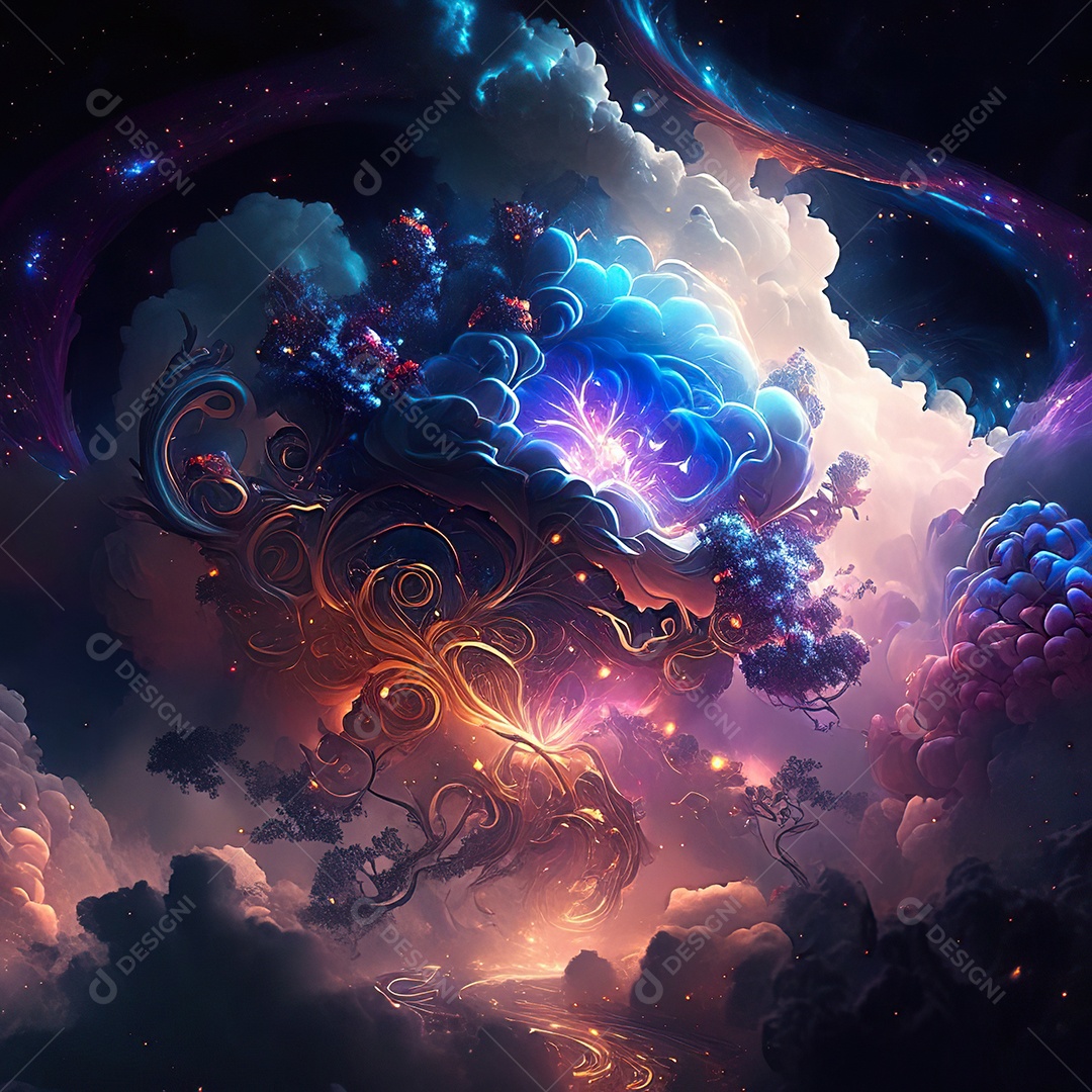 Renderização com traçado de raio e pintura digital