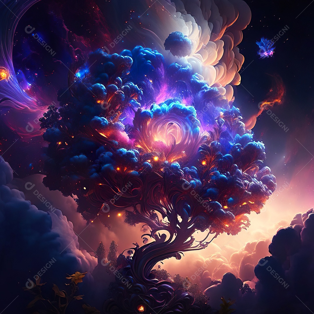 Renderização com traçado de raio e pintura digital