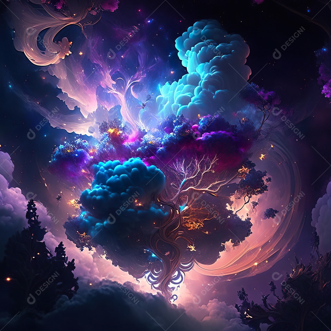 Renderização com traçado de raio e pintura digital