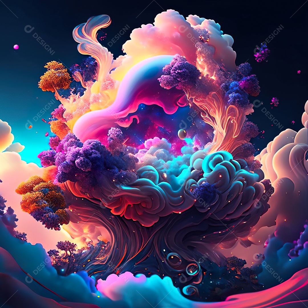 Renderização com traçado de raio e pintura digital