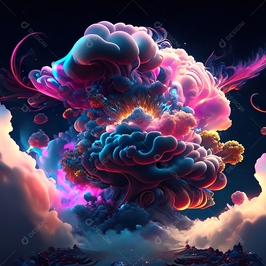 Renderização com traçado de raio e pintura digital