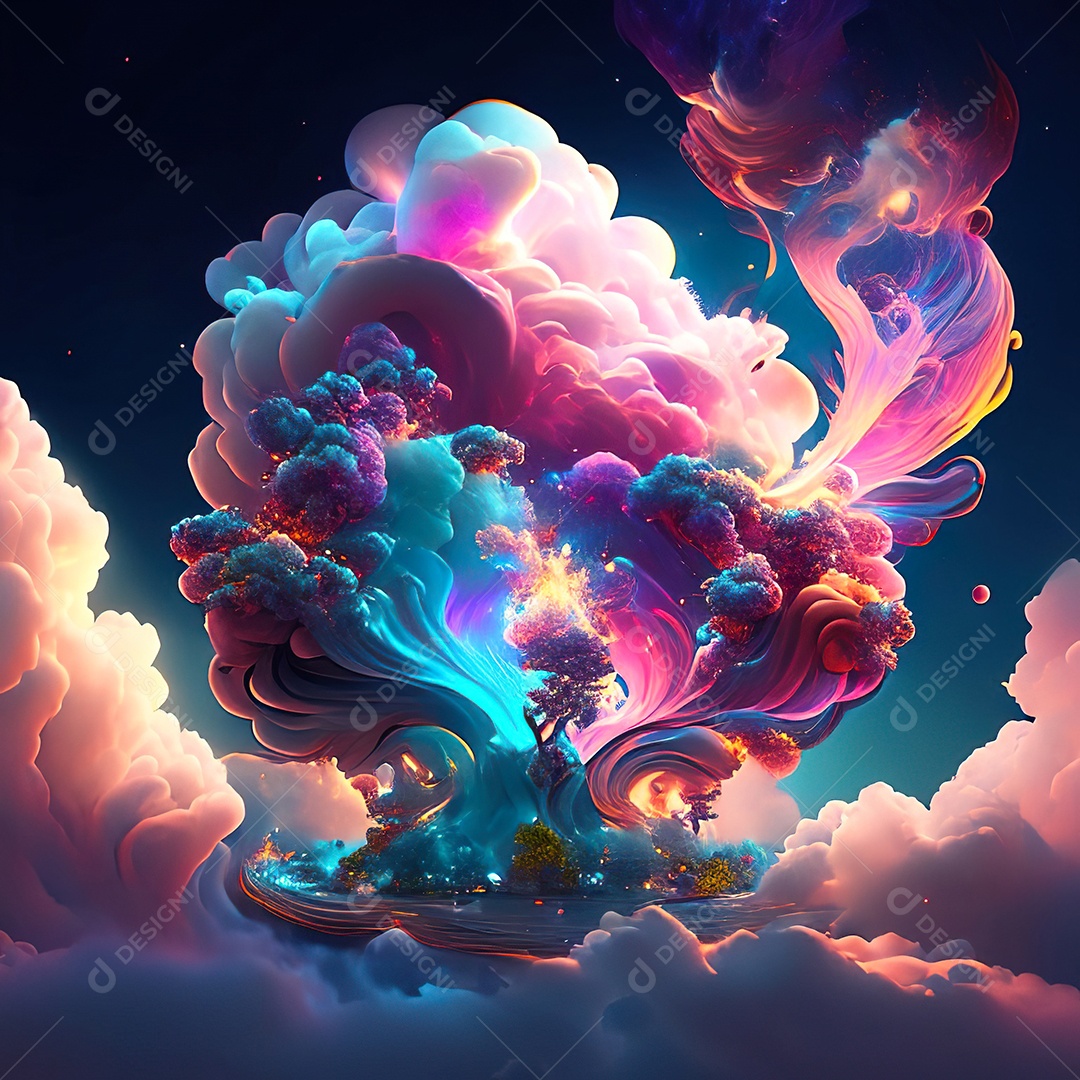 Renderização com traçado de raio e pintura digital