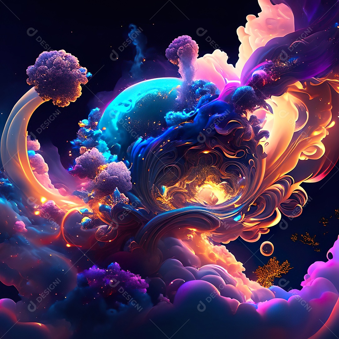 Renderização com traçado de raio e pintura digital