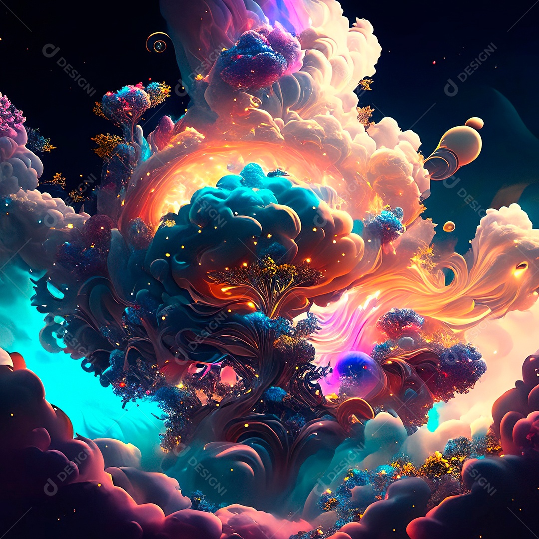 Renderização com traçado de raio e pintura digital