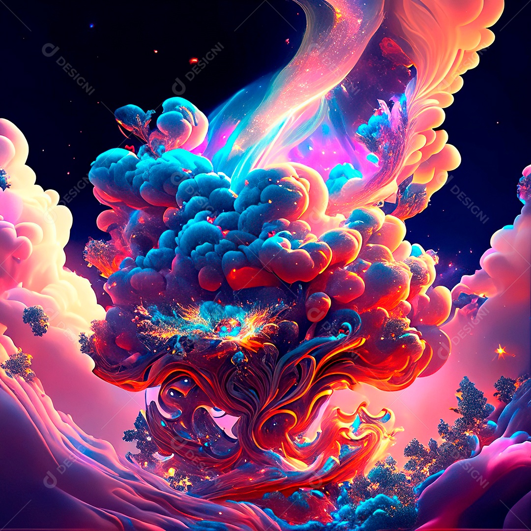 Renderização com traçado de raio e pintura digital