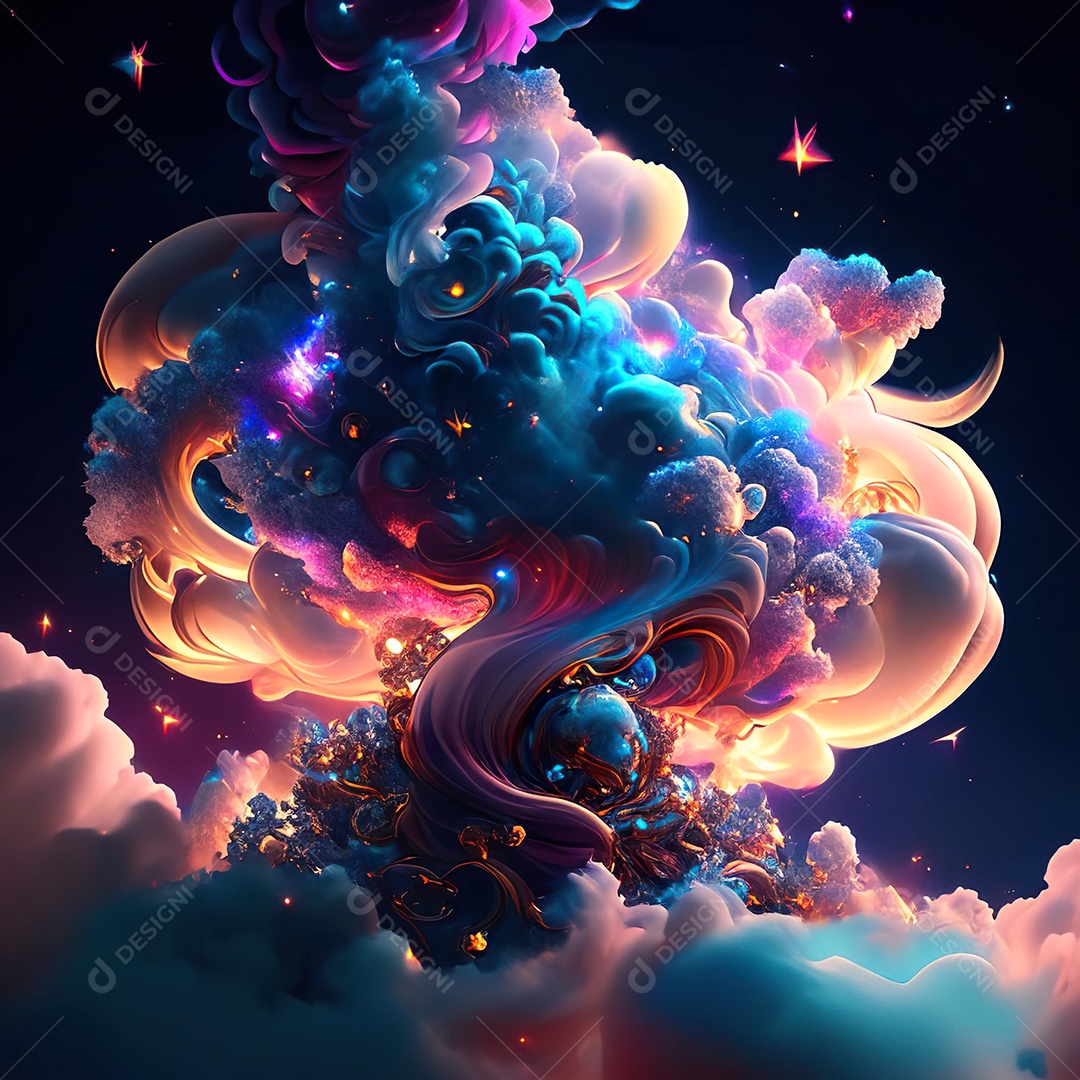 Renderização com traçado de raio e pintura digital