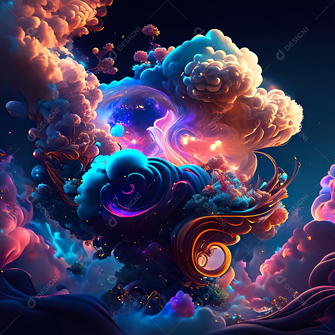 Renderização com traçado de raio e pintura digital