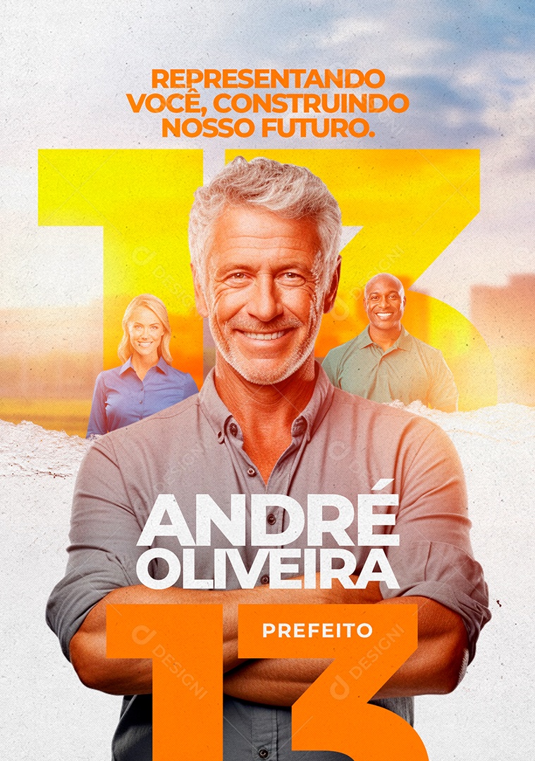 Política Representando Você Construindo Nosso Futuro Social Media PSD Editável