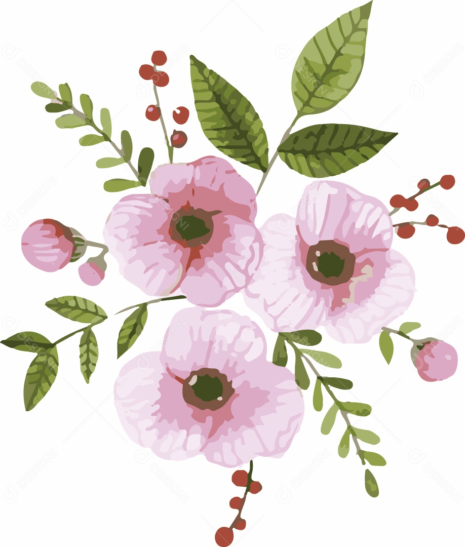 Flor Ilustração Vetor EPS