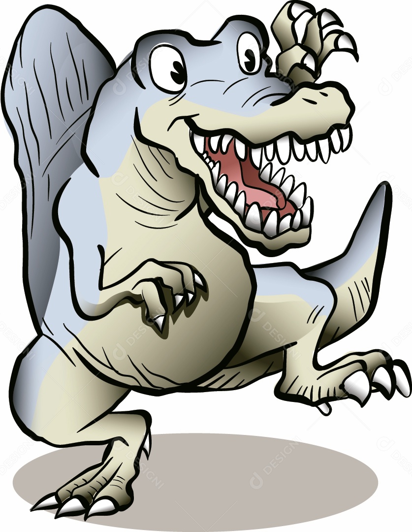 Dinossauro Ilustração Vetor EPS
