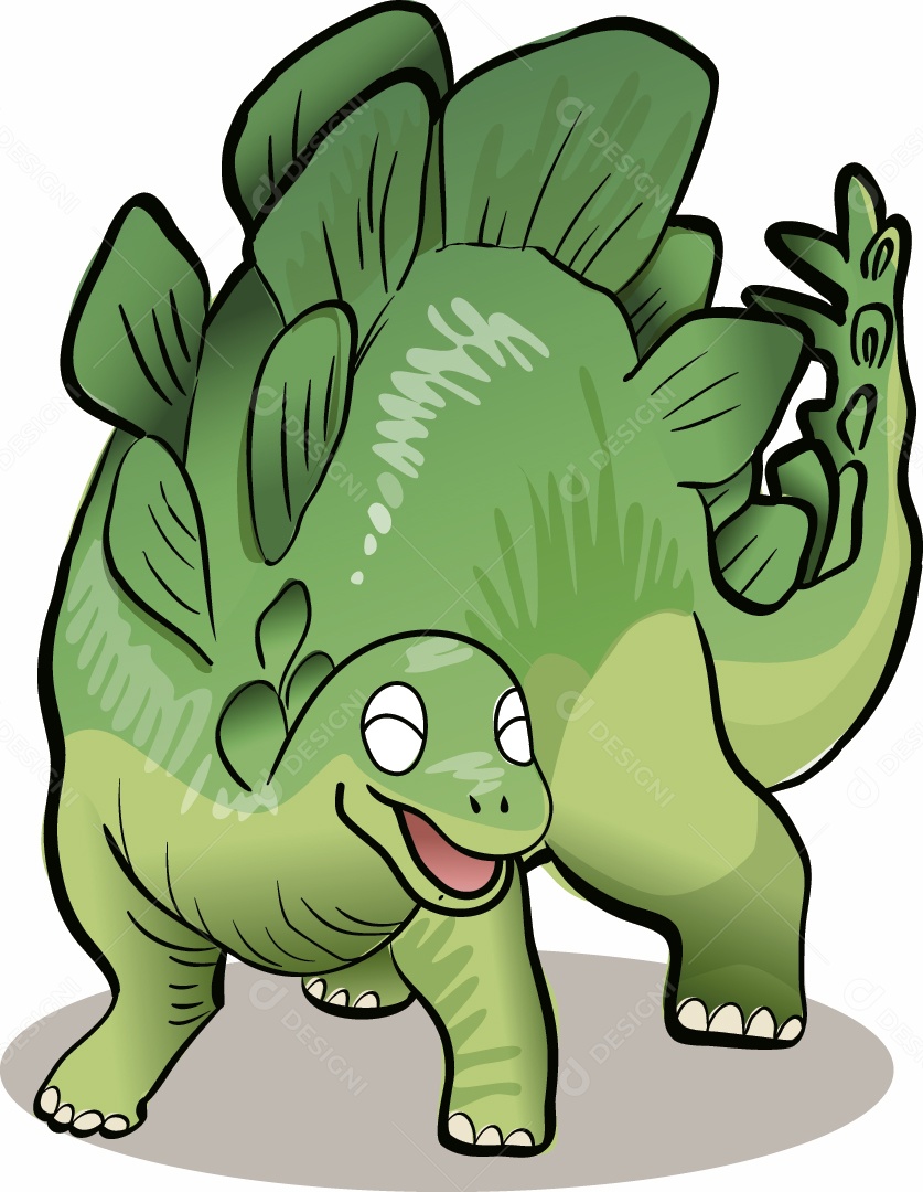 Dinossauro Ilustração Vetor EPS